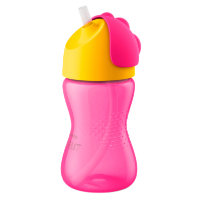 Товари для догляду - Поїльник Avent з трубочкою-непроливайкою рожевий (SCF798/02)#2