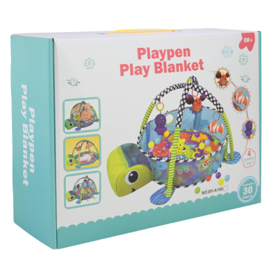 Розвивальні килимки - Розвиваючий килимок Країна Іграшок Килимок-манеж Левеня (BY-A189)#5