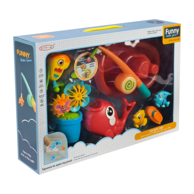 Іграшки для ванни - Набір іграшок для ванни Країна Іграшок Квітка та риболовля (2611-1)#3