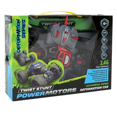 Радиоуправляемые модели - Машинка на радиоуправлении Країна Іграшок Power motors черно-красная (PM3407/1)#4