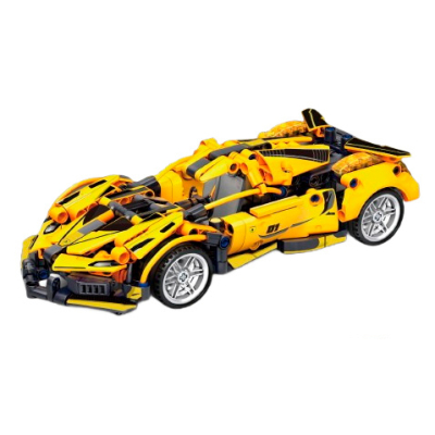 Конструкторы с уникальными деталями - Конструктор Maya toys Суперкар желтый 488 элементов (J2012C)#2