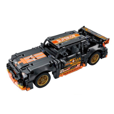Конструктори з унікальними деталями - Конструктор Maya toys Суперкар помаранчевий 520 елементів (J2004C)#2
