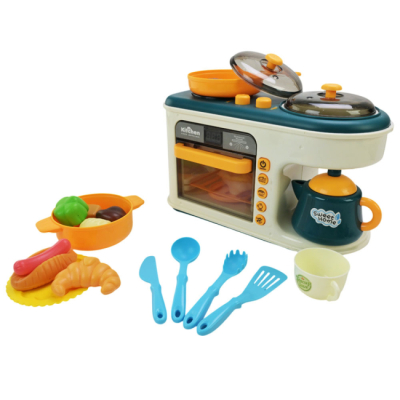 Дитячі кухні та побутова техніка - Ігровий набір Країна Іграшок Кухня з девайсами темно-бірюзова (G775A-A/1)#3