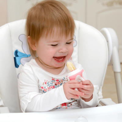 Товари для догляду - Ніблер силіконовий Lindo з ковпачком рожевий (4890210600604)#2