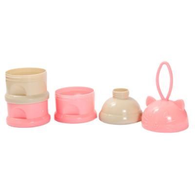 Товары по уходу - Контейнер для детских смесей Lindo розовый (4890213008391)#2