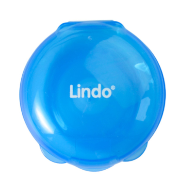 Товары по уходу - Силиконовые накладки для сосков Lindo в голубом контейнере (8850217508026)#2