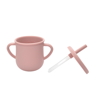 Бутылки для воды - Поильник Lindo С трубочкой розовый (4890211007389)#2