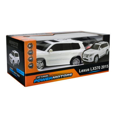 Радиоуправляемые модели - Автомодель Країна Іграшок Lexus LX570 2015 на радиоуправлении белая 1:24 (PM2406)#4