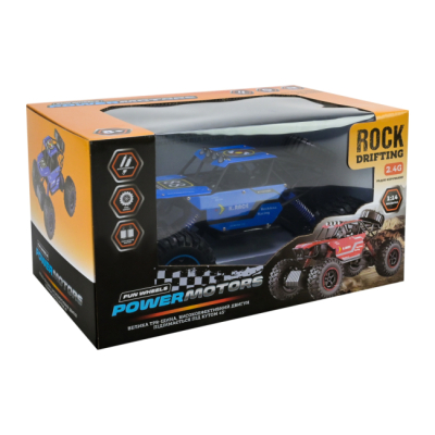 Радиоуправляемые модели - Автомодель Країна Іграшок Багги на радиоуправлении синяя 1:14 (PM3403 BLUE)#4