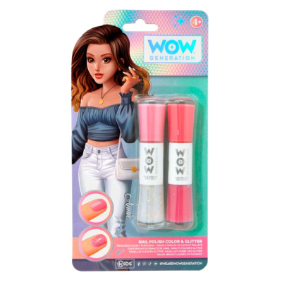 Косметика - Лак для нігтів Kids Licensing Пастель та глітер в асортименті (WOW00013)#2