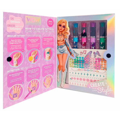 Косметика - Набір для створення тату Kids Licensing Модний креатив (WOW00097)#2