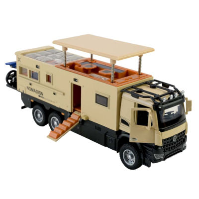 Автомодели - Автомодель Автопром Mercedes-Benz Motorhome песочная (AP74241/3)#3