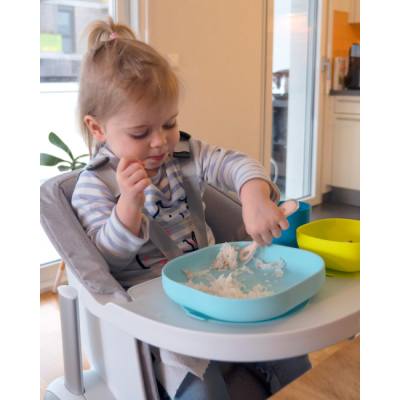 Товары по уходу - Силиконовая ложка Beaba розовая (913425)#2