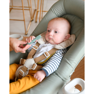 Товары по уходу - Набор ложечек Beaba BLW зеленая и серая (913578)#5