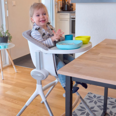 Товари для догляду - Набір посуду Beaba жовто-синій (913428)#4