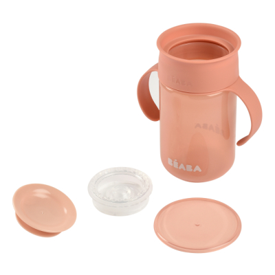 Товары по уходу - Поильник - непроливайка Beaba 360° розовый (913571)#2