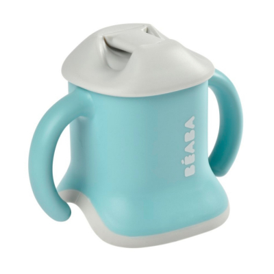 Товары по уходу - Поильник Beaba Evoluclip учебный голубой (913473)#2