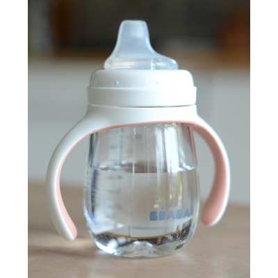 Товары по уходу - Поильник Beaba учебный розовый (913478)#5