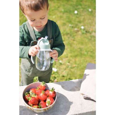 Товары по уходу - Поильник Beaba с трубочкой-непроливайкой зеленый (913533)#4