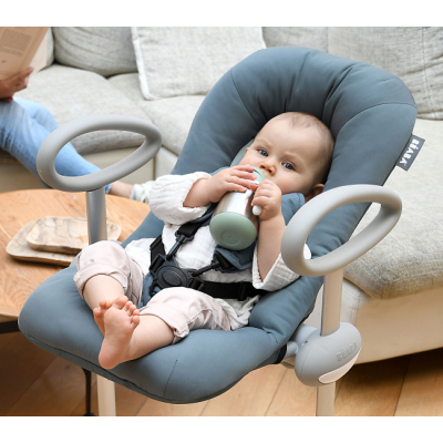 Товары по уходу - Поильник Beaba с трубочкой-непроливайкой металлический зеленый (913535)#4