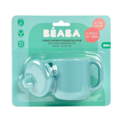 Товари для догляду - Поїльник Beaba Силіконовий синій (913524)#2