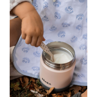 Ланч-боксы - Пищевый термоконтейнер Beaba розово-серый 300 мл (912908)#7