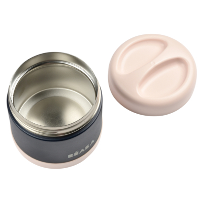 Ланч-бокси - Харчовий термоконтейнер Beaba бежево-синій 500 мл (912910)#3