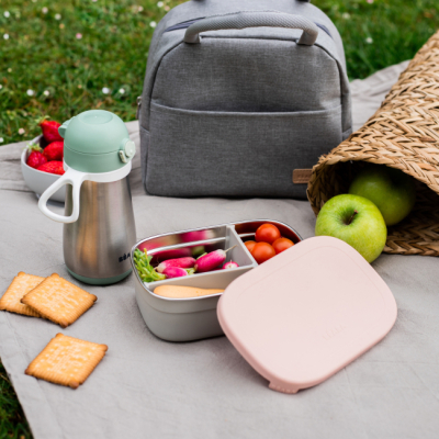 Ланч-бокси - Ланч-бокс Beaba металевий рожевий 760 мл (914002)#7