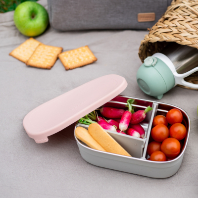 Ланч-бокси - Ланч-бокс Beaba металевий рожевий 760 мл (914002)#8