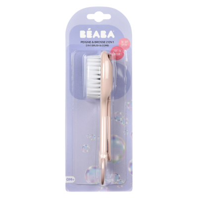 Товары по уходу - ​Набор гребешок и щетка Beaba розовый (920367)#3