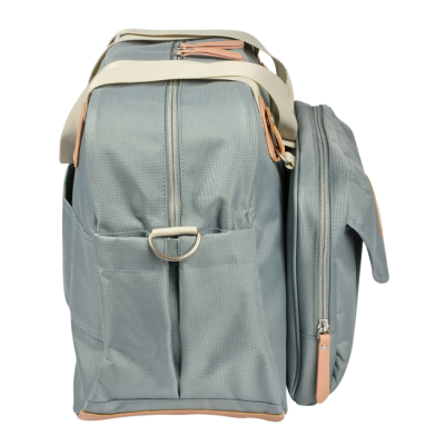 Товари для догляду - Сумка для мам Beaba Geneva сіро-зелена (940271)#3