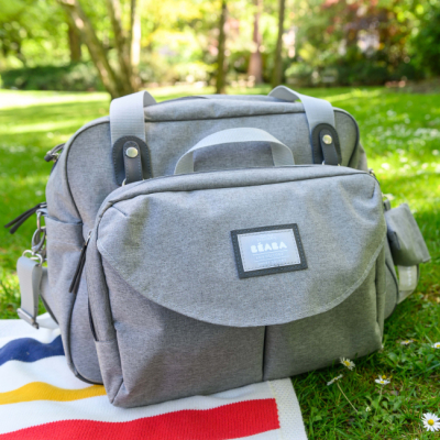 Товари для догляду - Сумка для мам Beaba Geneva сіра (940244)#5