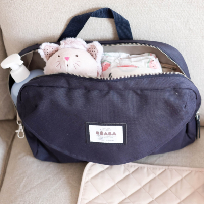 Товари для догляду - Сумка для мам Beaba Geneva синя (940247)#6