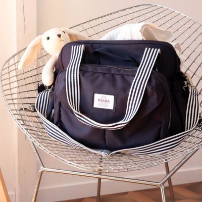 Товари для догляду - Сумка для мам Beaba Geneva синя (940247)#7