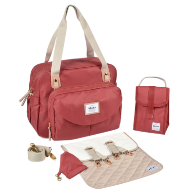 Товари для догляду - Сумка для мам Beaba Geneva теракотова (940248)#4