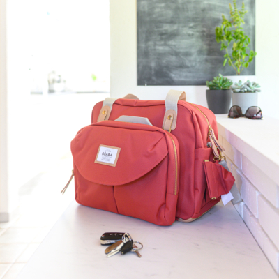 Товари для догляду - Сумка для мам Beaba Geneva теракотова (940248)#5