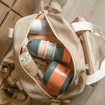 Товари для догляду - Сумка для мам Beaba Geneva бежева (940339)#5