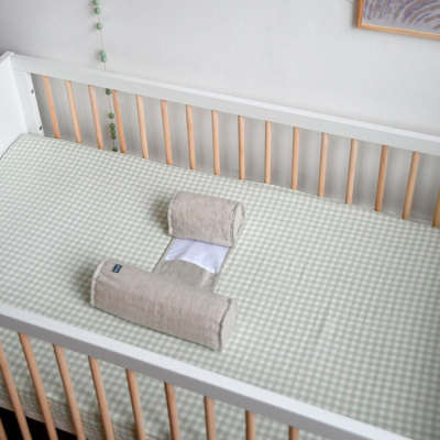 Товары по уходу - Позиционер для сна Beaba Bebecal лен серый (915063)#2