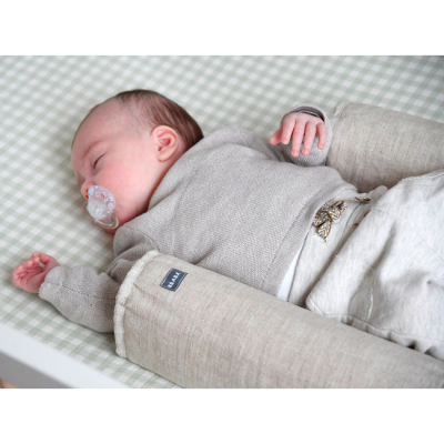Товары по уходу - Позиционер для сна Beaba Bebecal лен серый (915063)#4