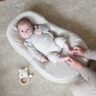 Товары по уходу - Матрас детский Red Castle Cocoonababy эргономичный льняной (445190)#3