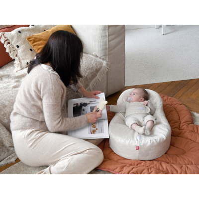 Товары по уходу - Матрас детский Red Castle Cocoonababy эргономичный льняной (445190)#4