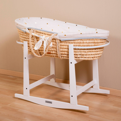 Манежи - Подставка-качалка Childhome для люльки белая (RSMBWH2)#4