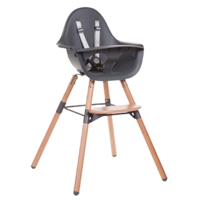 Товари для догляду - Стільчик для годування Childhome Evolu 2 Natural anthracite (CHEVOCHNA)#3