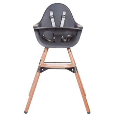 Товари для догляду - Стільчик для годування Childhome Evolu 2 Natural anthracite (CHEVOCHNA)#4