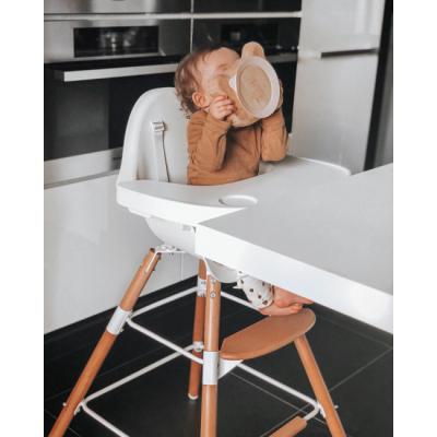Товари для догляду - Стільчик для годування Childhome Evolu 2 Natural white (CHEVOCHNW)#8