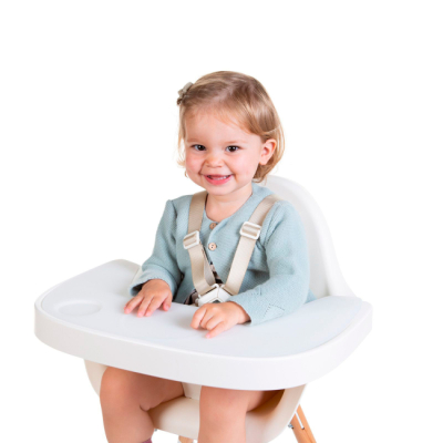 Товары по уходу - Столик для стульчика для кормления Childhome Evolu white (CHEVOTSAW)#3