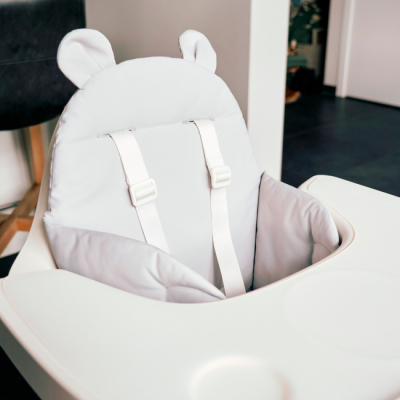 Товари для догляду - Подушка до стільчика для годування Childhome Evolu Grey водонепроникна (CHEVOSCWCG)#3