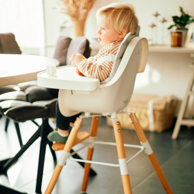 Товари для догляду - Подушка до стільчика для годування Childhome Evolu Grey водонепроникна (CHEVOSCWCG)#5