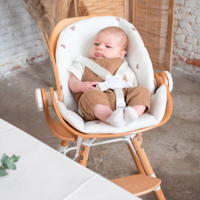 Товари для догляду - Подушка на сидіння для новонароджених Childhome Evolu hearts (CHEVOSCNBJOH)#3