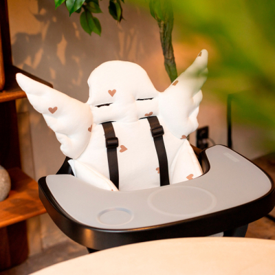 Товари для догляду - Подушка до стільчика для годування Childhome універсальна Angel hearts (CCASCJOH)#3